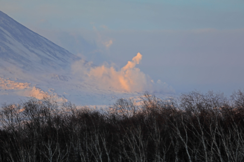 Побочный прорыв Ключевского вулкана (14.03.21)