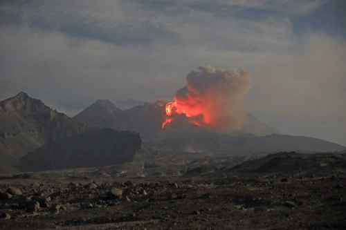 Извержение Шивулуча (26.08.21) 